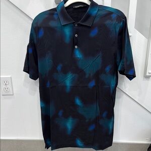 Bugatchi Hendrix Abstract Short-Sleeved Polo Shirt